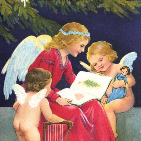 Vianočná pohľadnica. 20. roky 20. storočia. Súkromná zbierka.